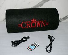 Crown XL WOOFER Musik Anlage USB SD MP3 FM RADIO SUBWOOFER EQ 12V 24V 120W BK