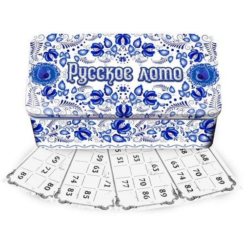 Russisches lotto bingospiel - lotto,