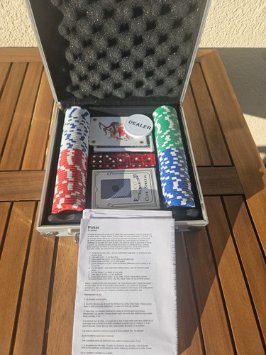 Pokerset aluminiumkoffer - im,