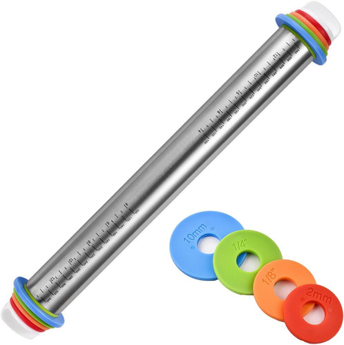 Nudelholz edelstahl teigroller - nudelholz,