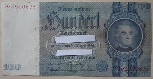 Original geldschein banknote - original,