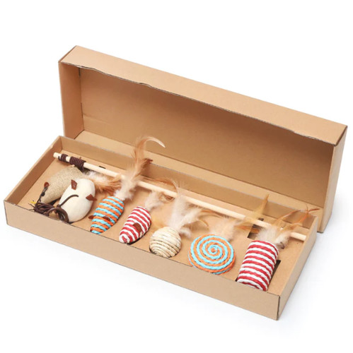 Katzenspielzeug teiliges set - katzenspielzeug,