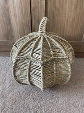 TK Maxx Halloween Herbst Herbst Homesense Weidenkürbis mit Deckel Herbstdeko