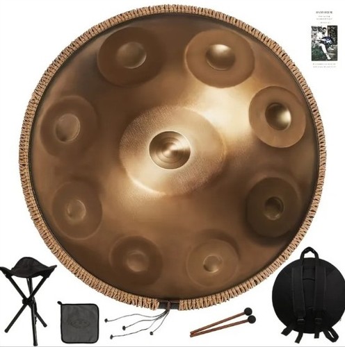 Handpan golden drum zoll 9 - handpan,