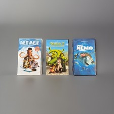 3 x VHS: Findet Nemo, Shrek 2