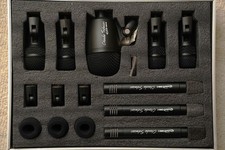 Mikrofon Set für Schlagzeug DM 8 Prodipe Claude Salmieri  8 Mikrofone Neuwertig