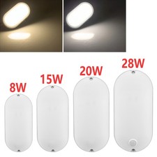 LED Feuchtraumleuchte Wandlampe Mit Bewegungsmelder Ovalleuchte Kellerleuchte DE