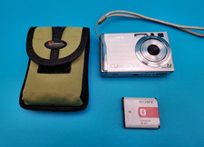 Kamera Sony Cyber-Shot DSC-W80 7.2MP Steady Shot Silber gut