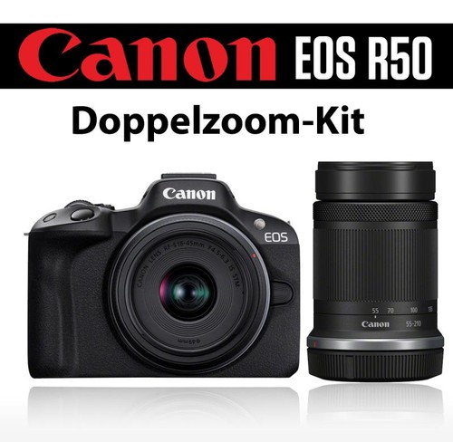 Canon eos r50 doppelzoomkit - canon,