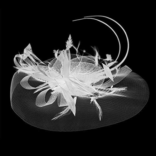Damen fascinator blumen netz - fascinator,