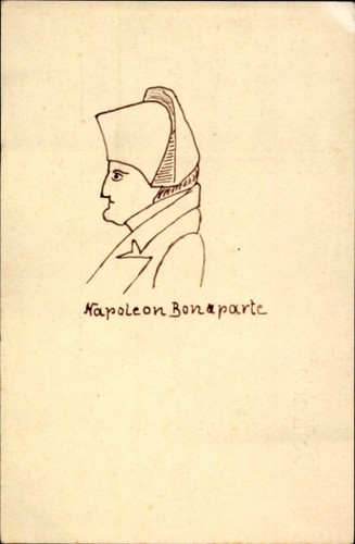 Handgemalt napoleon - handgemalt,