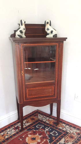 Antike edwardianische vitrine - antike,