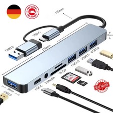 USB-C Hub 8-IN-2 Adapter USB
