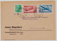 DDR 1956 Mischfrankatur -