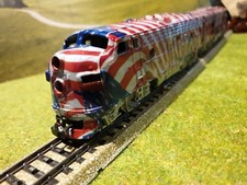 ☆SELTEN☆ MÄRKLIN H0 3060 + 4060 DIGITAL F7《United States of America》PAINTED EVP