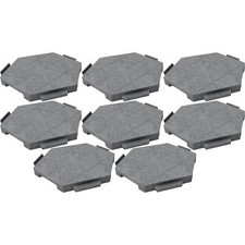 hanit Öko Wabe geschlossen Recycling Kunststoff Pflasterstein 40x46x4cm grau 8St