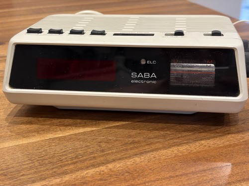 Saba compact clock - u, retro
