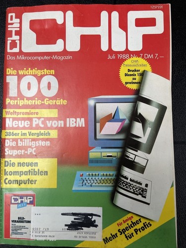 Zeitschrift chip 07 1988 - -, 07/1988