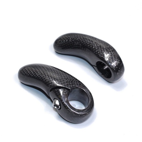 90mm carbon fiber bar ends - fiber,