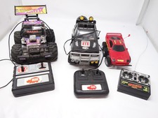 3 defekte RC Autos - Dickie kabelgebunden, Tyco