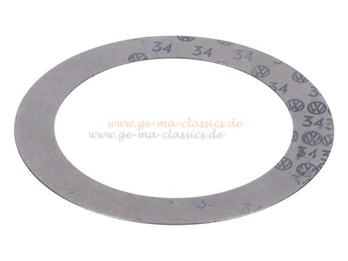 Axial ausgleichsscheibe 34mm - axial, 0,34mm