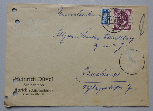 3067 brief heinrich düvel - brief,