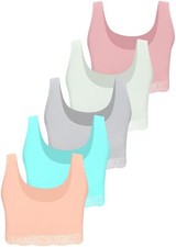 5 Mädchen Bustier Baumwolle