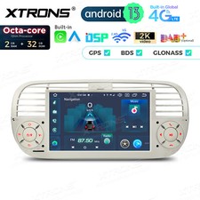 Für Fiat 500 Autoradio 7 Zoll  Android Octa-Kern 2G+32GB 2K GPS NAVI CarPlay