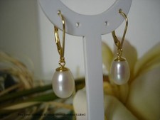 Ohrringe Tropfen Brisur