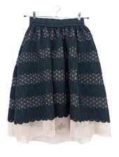 MAJE Ballonrock Damen Rock Gr. DE 36 creme-schwarz Casual-Look