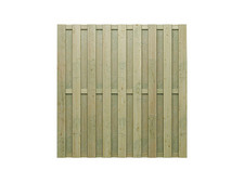 Sichtschutzzaun Gartenzaun Windschutz Bretterzaun Kiefer grün Windschutz  Zaun