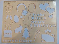 Schablone-Frohe Ostern-Merry