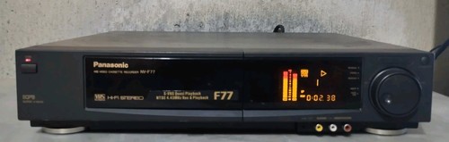 Panasonic f77 super vhs - super,