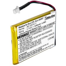 Akku für Garmin Nüvi 1400 1440 1450 1490 1490T 255T 255WT 260WT 780T - 1250mAh