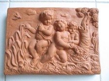 Terracotta Wandbild Reliefbild