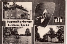 Postkarte :   LÜBBEN / Spreewald  - Jugendherberge ; ca. 1965