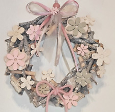 Türkranz kranz türdeko tischkranz ostern dekohänger natur shabby chic holzkranz