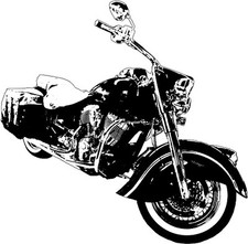 Aufkleber Indian Tuning Auto Victory Club Werbung Name Harley Chopper Bagger