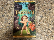 Tarzan II 2 VHS Tape 2005