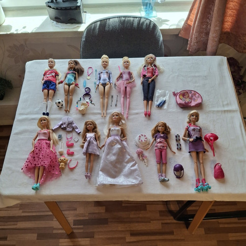 Barbie mattel konvolut st - barbie, 10