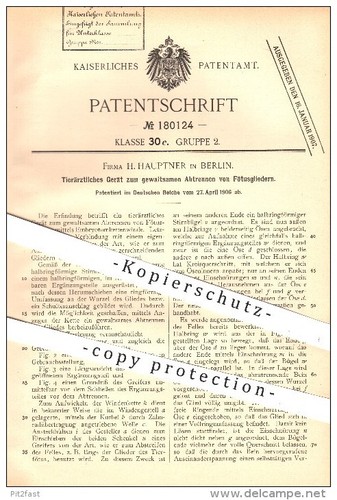Original patent hauptner - original, h.