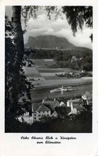 12-1380 Ansichtskarte Königstein Blick zum Lilienstein Sächsische Schweiz DDR