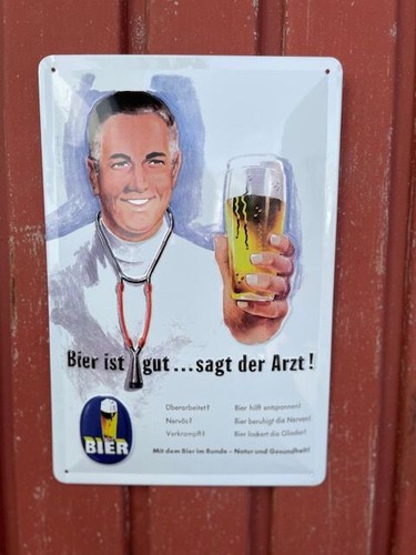 Blechschild bier ist - blechschild,