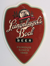 Bier Aufkleber ~ Leinenkugel Gär Bock ~ Chippewa Falls, Wi ~ Berühmte Seit 1888