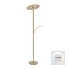 LED Deckenfluter messing matt