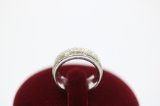 Wellendorff Olive Ring mit ca. 40 Diamanten, aus 750 Weißgold – Ringgröße 45