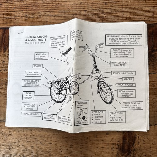 Brompton bedienungsanleitung - brompton,