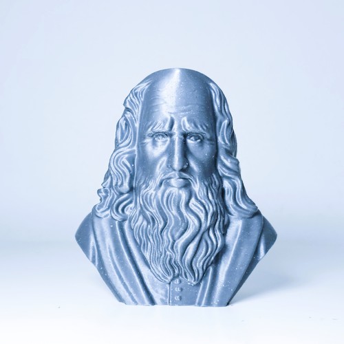 Leonardo vinci büste figur - da,