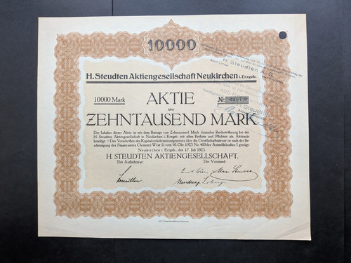 Selten steudten ag - steudten, 10000