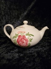 Teekanne - KRONESTER Bavaria,  Friesenrose - Dekor Ostfriesland, Handbemalt.